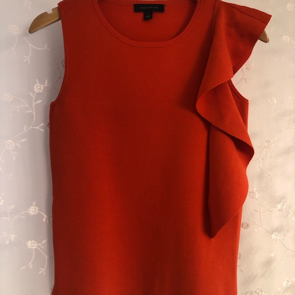 Ann Taylor Ruffle Sweater - Picture 3 of 6